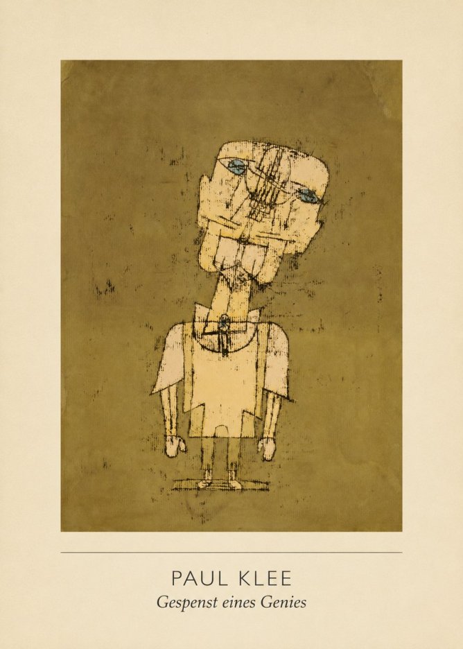 Paul Klee Gespenst Eines Genies No4 - Plakat
