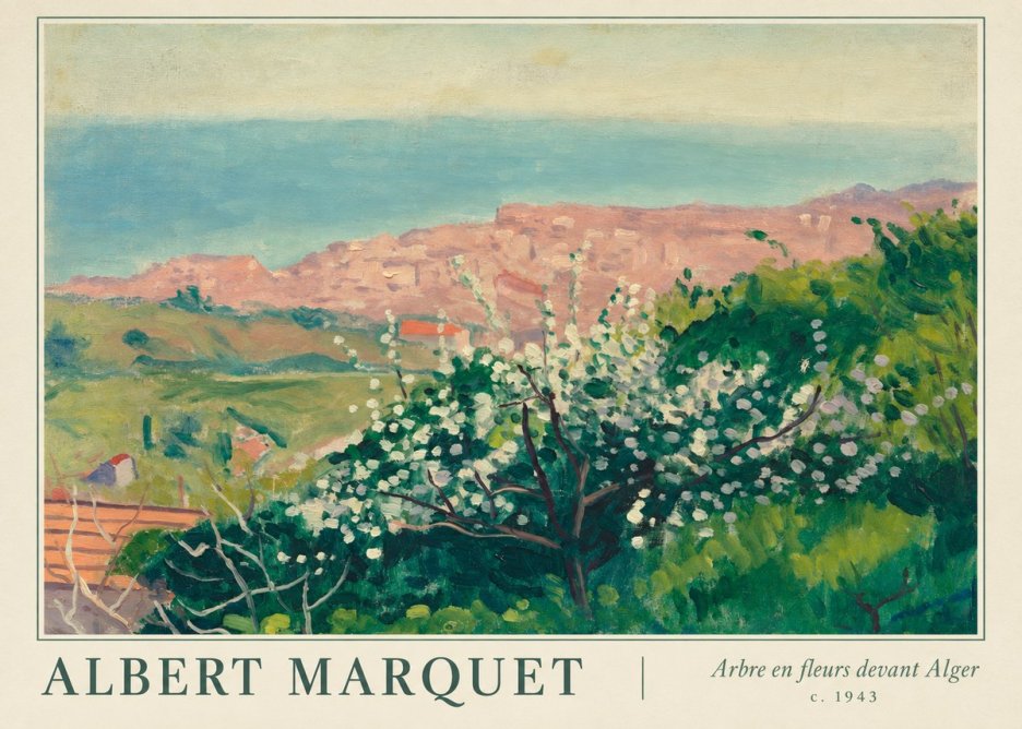 Albert Marquet Arbre En Fleurs Devant Alger No1 - Plakat