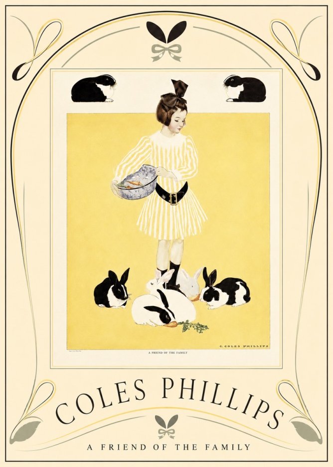 Coles Phillips A Friend of the Family No3 - Plakat