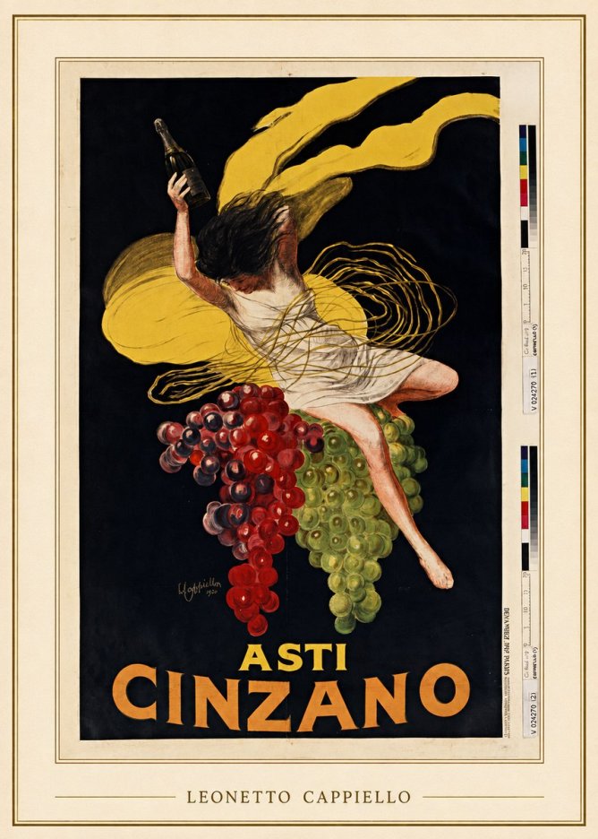 Leonetto Cappiello Asti Cinzano I No3 - Plakat
