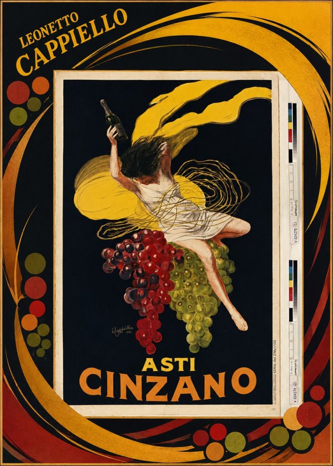 Leonetto Cappiello Asti Cinzano I No4 - Plakat