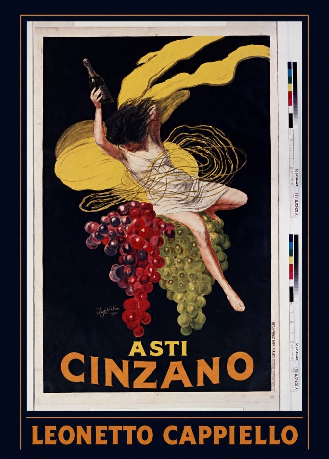 Leonetto Cappiello Asti Cinzano I No6 - Plakat