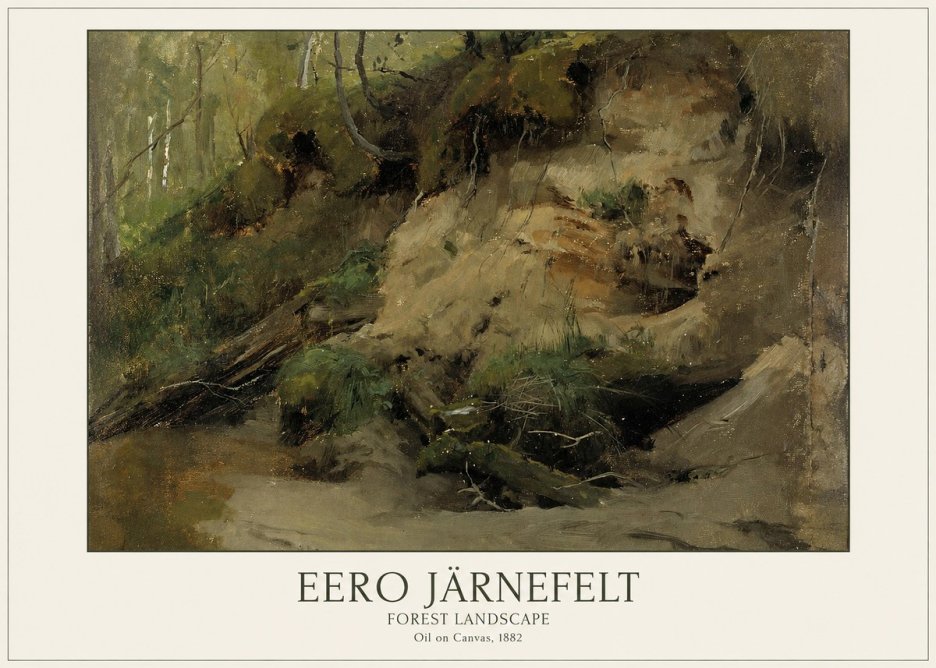 Eero Järnefelt Forest Landscape I No1 - Plakat