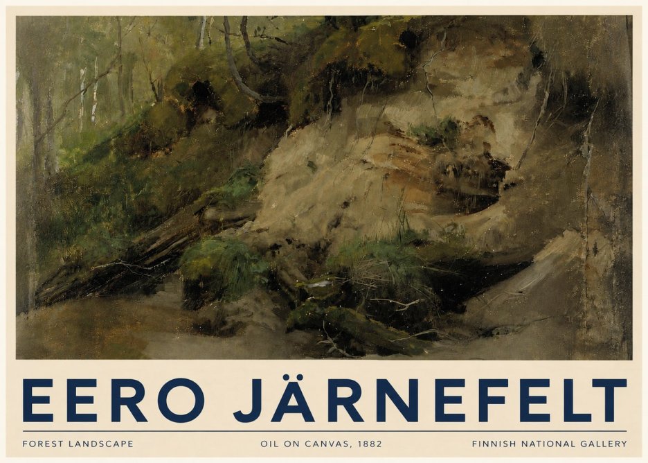 Eero Järnefelt Forest Landscape I No5 - Plakat