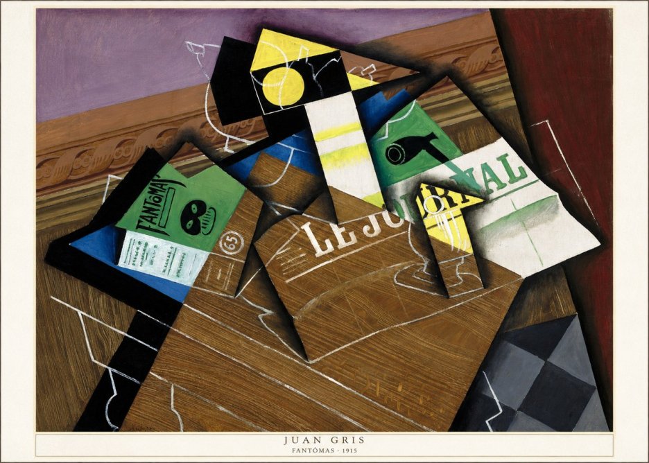 Juan Gris Fantômas II No6 - Plakat