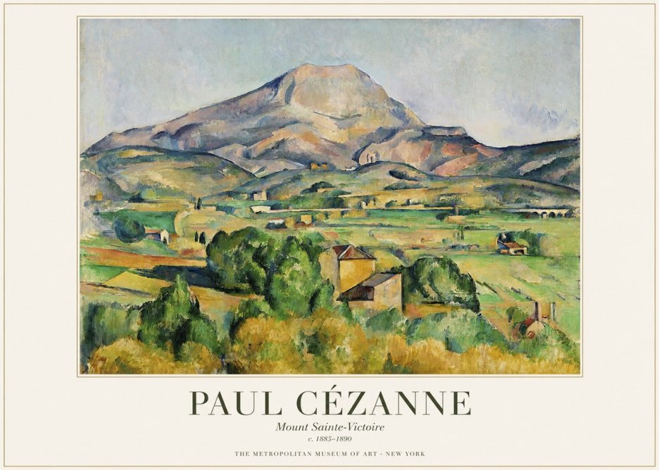 Paul Cézanne Mount Sainte-victoire No1 - Plakat
