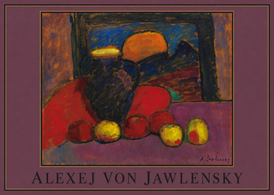 Alexej von Jawlensky Still Life with Vase and Fruit No2 - Plakat