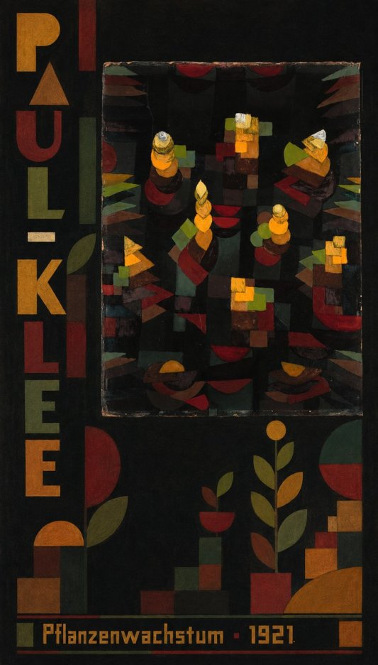 Paul Klee Pflanzenwachstum No5 - Plakat