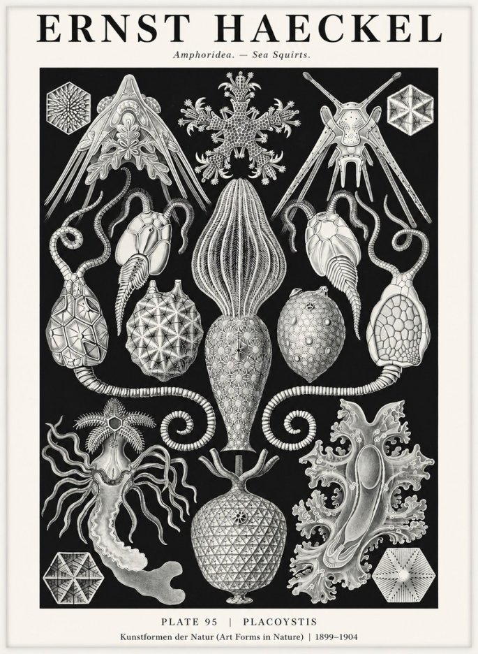 Ernst Haeckel Amphoridea No3 - Plakat