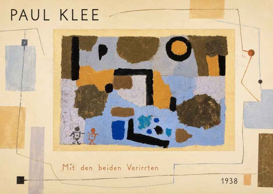 Paul Klee Mit Den Beiden Verirrten No6 - Plakat