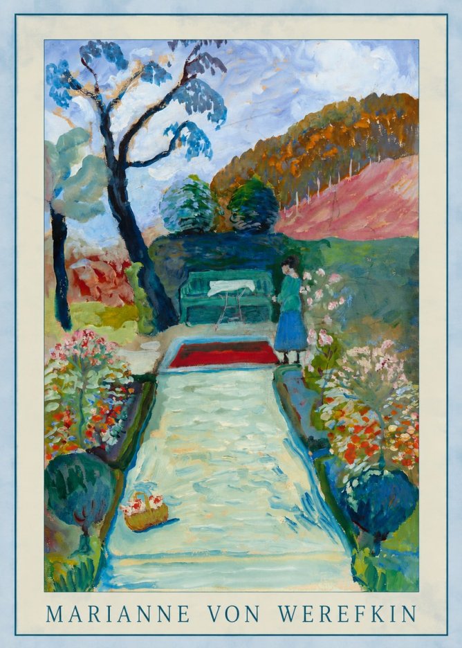 Marianne von Werefkin Summer Garden No1 - Plakat
