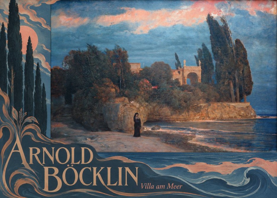 Arnold Böcklin Villa Am Meer No6 - Plakat