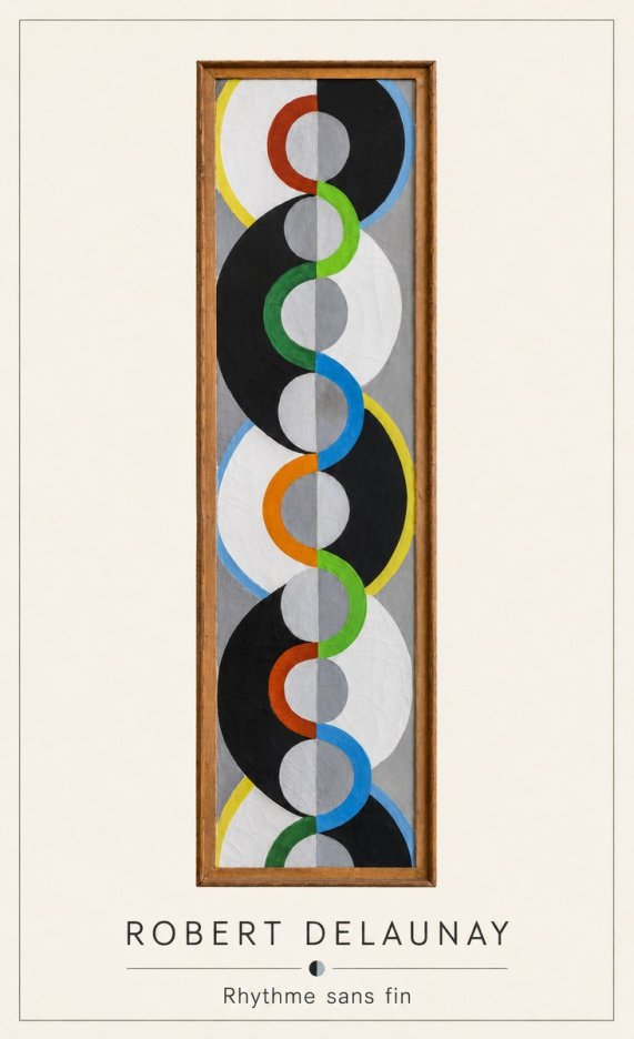 Robert Delaunay Rythme Sans Fin II No4 - Plakat