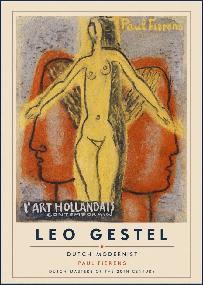 Leo Gestel L'art Hollandais Contemporain I No2 - Plakat