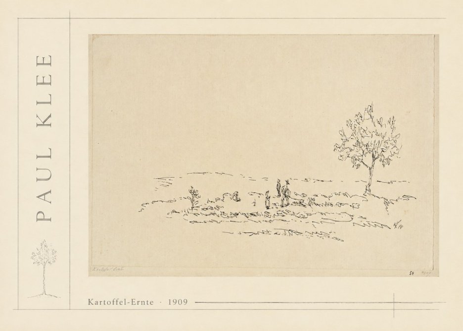 Paul Klee Kartoffel-ernte No2 - Plakat