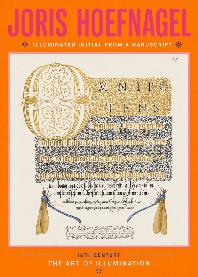 Joris Hoefnagel Omnipotens No5 - Plakat