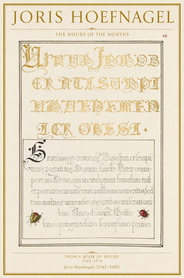 Joris Hoefnagel Gratias Tibi Agimus No1 - Plakat