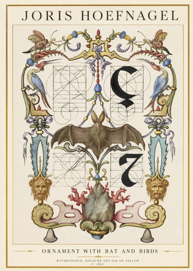 Joris Hoefnagel The Four Elements I No3 - Plakat