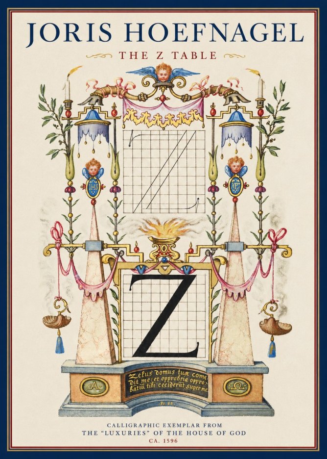 Joris Hoefnagel The Z Table No1 - Plakat