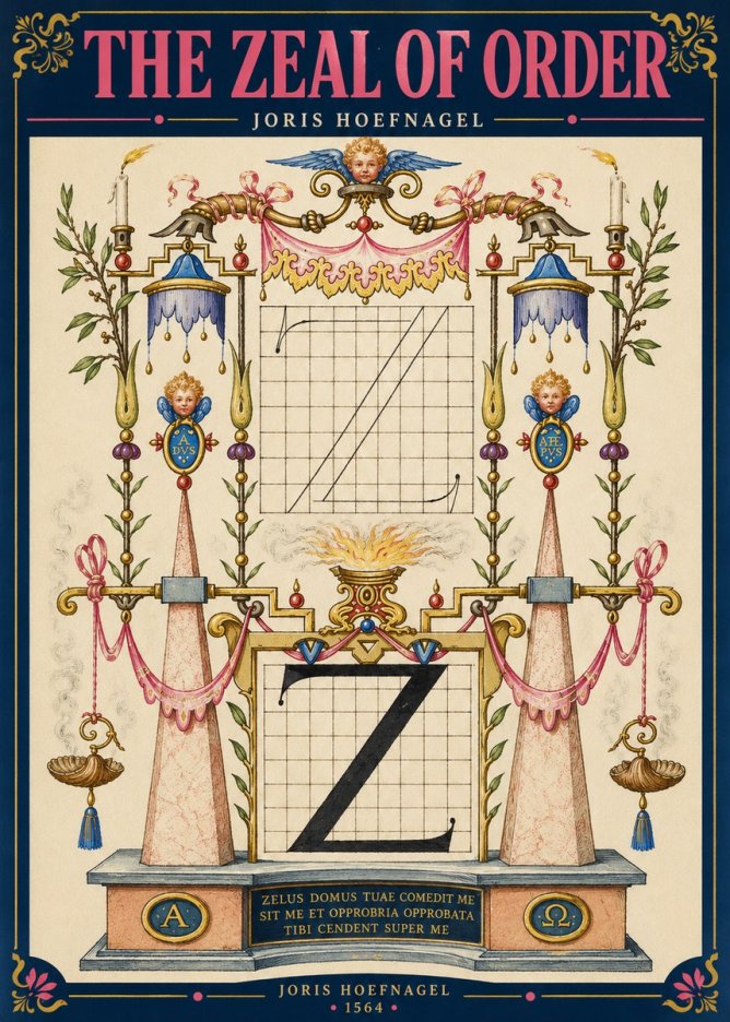 Joris Hoefnagel The Z Table No4 - Plakat