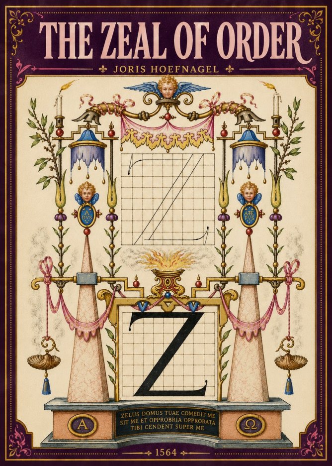 Joris Hoefnagel The Z Table No6 - Plakat