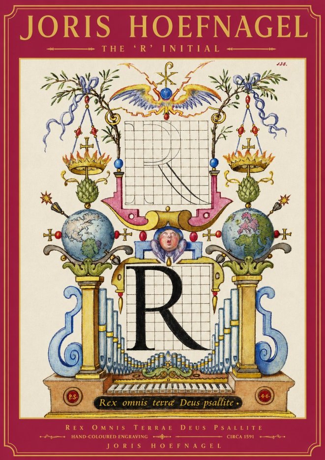 Joris Hoefnagel The 'R' Initial No2 - Plakat