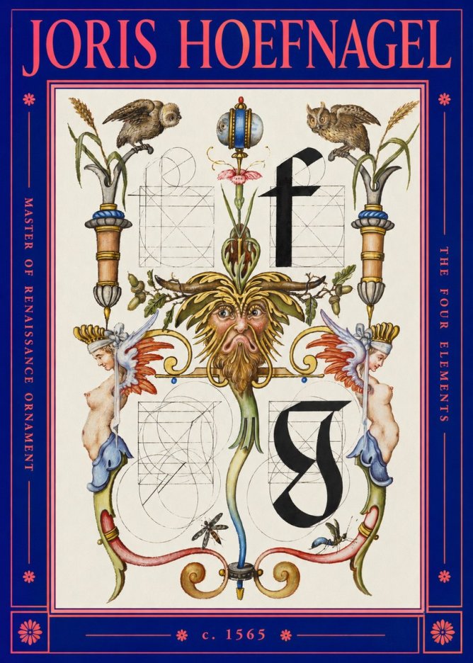 Joris Hoefnagel The Four Elements II No2 - Plakat