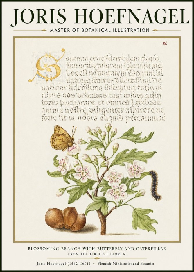 Joris Hoefnagel Blossoming Branch No2 - Plakat
