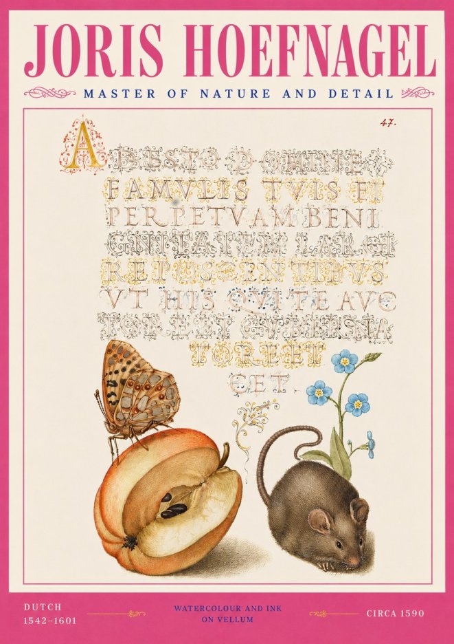 Joris Hoefnagel A Devotion of the Family Is the Perpetual Wealth No4 - Plakat