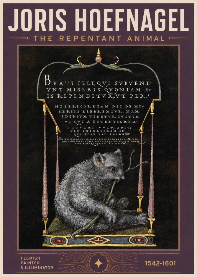 Joris Hoefnagel The Repentant Animal No2 - Plakat