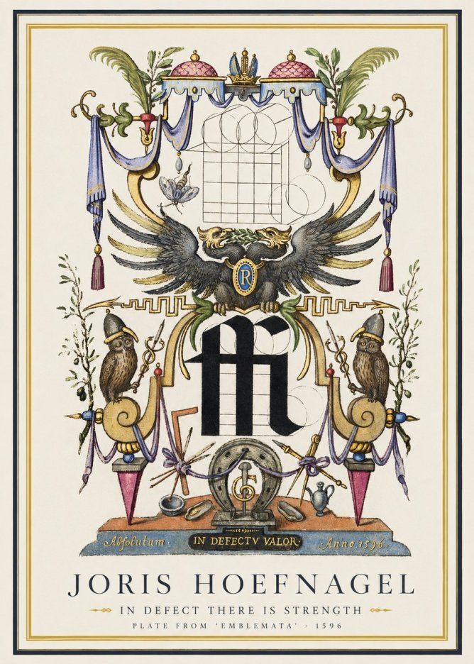 Joris Hoefnagel In Defect There Is Strength No1 - Plakat