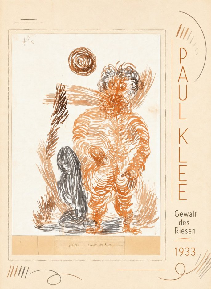 Paul Klee Gewalt Des Riesen I No2 - Plakat
