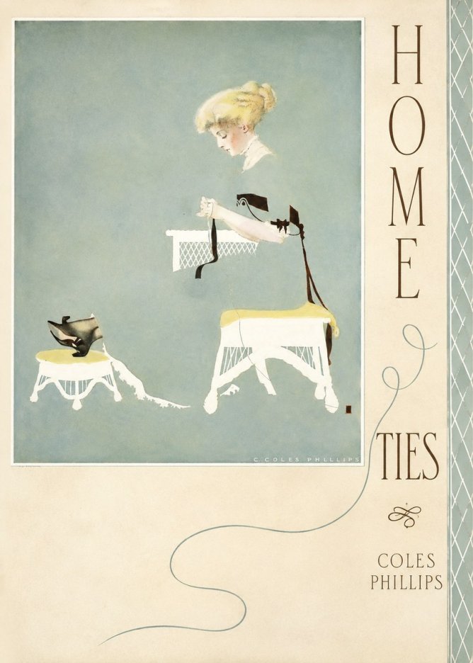 Coles Phillips Home Ties No4 - Plakat