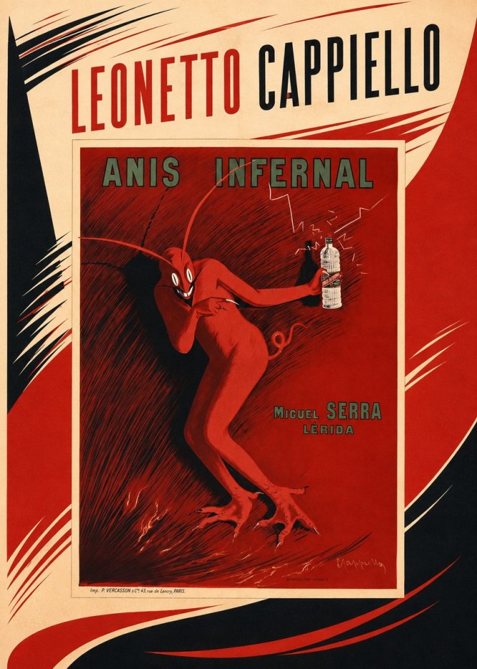 Leonetto Cappiello Anis Infernal I No2 - Plakat