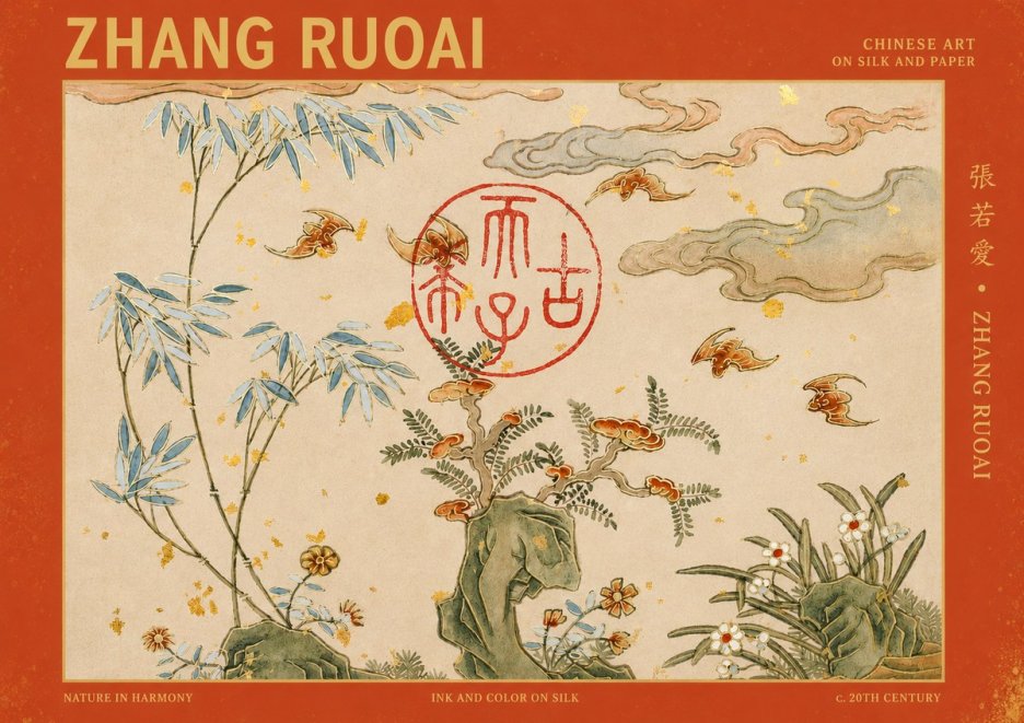 Zhang Ruoai Nature in Harmony No2 - Plakat