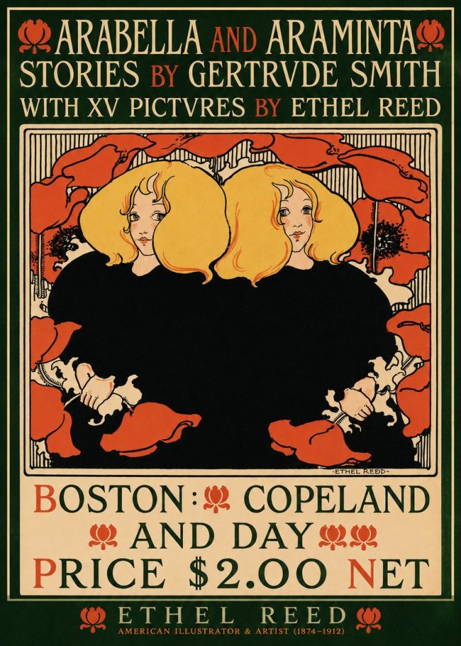 Ethel Reed Arabella and Araminta Stories No2 - Plakat