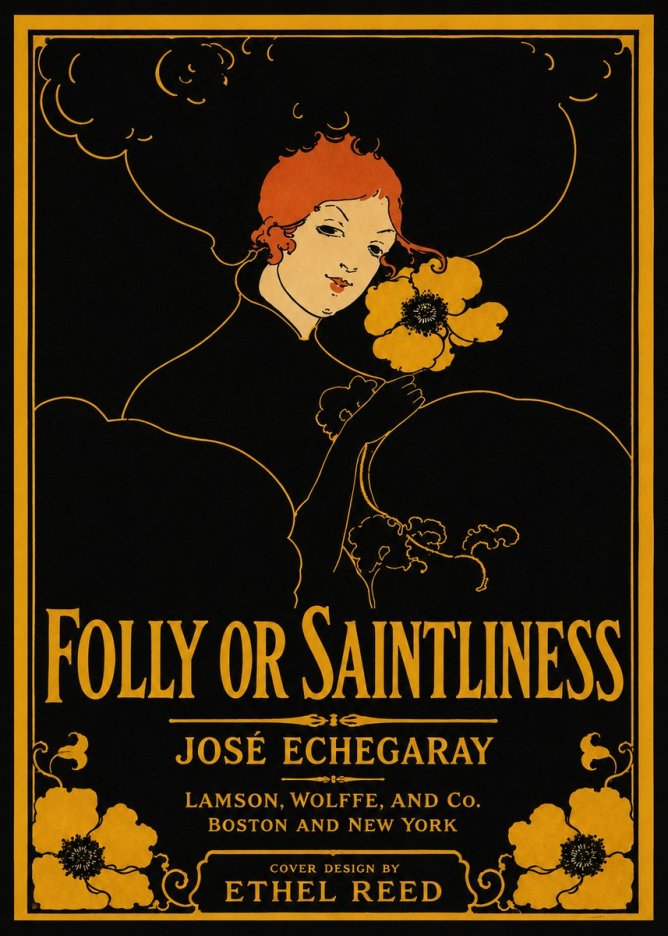Ethel Reed Folly or Saintliness No3 - Plakat