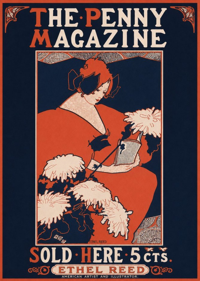 Ethel Reed The Penny Magazine No2 - Plakat
