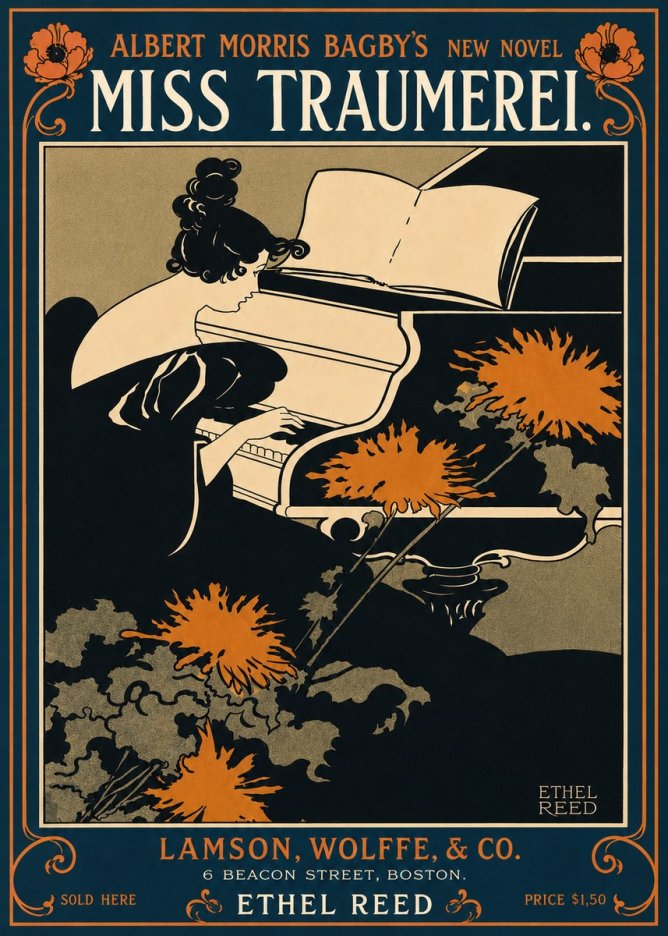 Ethel Reed Miss Traumerei. No4 - Plakat