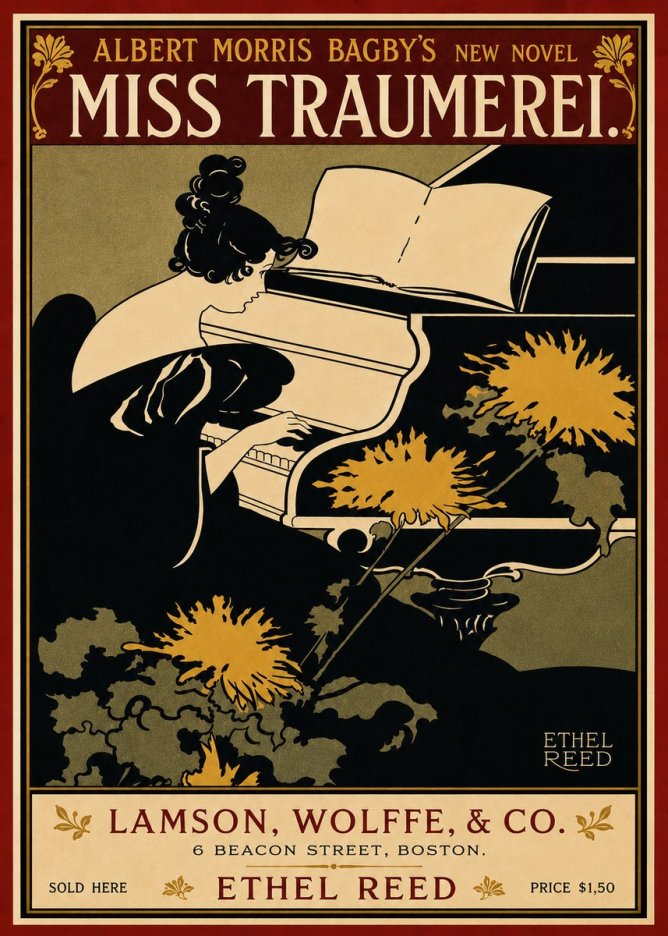 Ethel Reed Miss Traumerei. No6 - Plakat