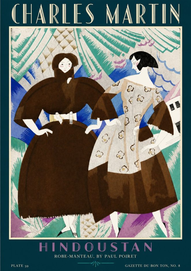 Charles Martin Hindoustan No3 - Plakat
