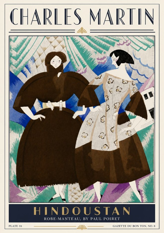 Charles Martin Hindoustan No5 - Plakat