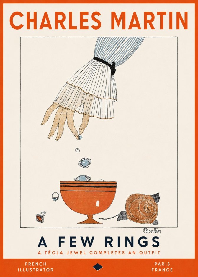Charles Martin Some Jewels No5 - Plakat