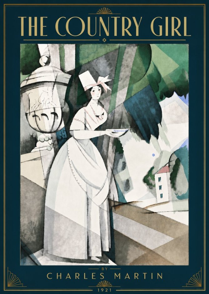 Charles Martin The Country Girl No6 - Plakat