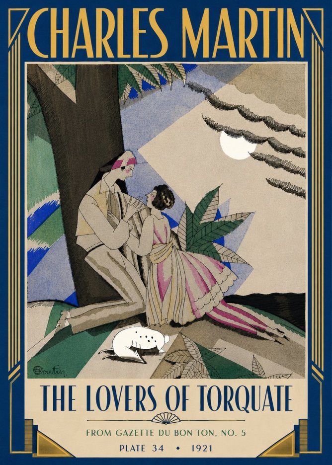 Charles Martin The Lovers of Torquate No4 - Plakat