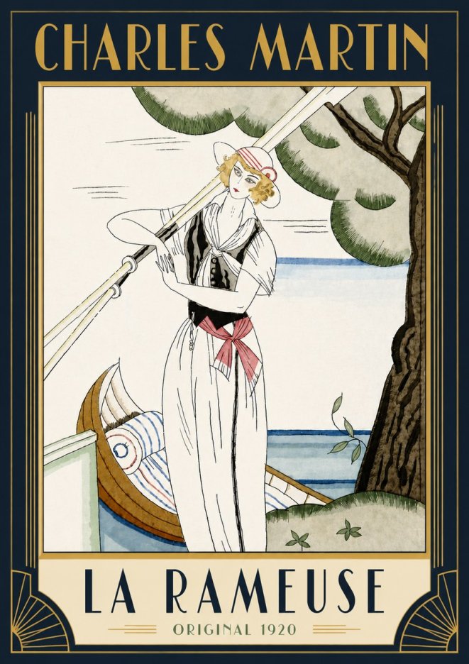 Charles Martin La Rameuse No6 - Plakat