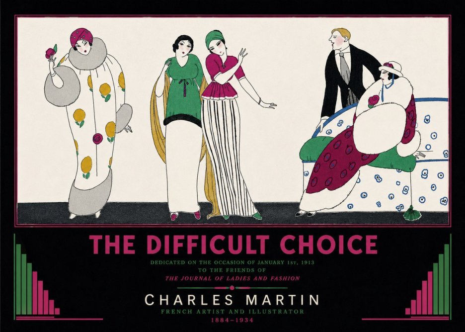 Charles Martin The Difficult Choice No3 - Plakat