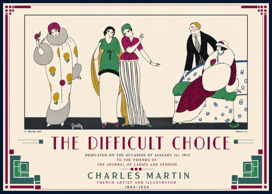 Charles Martin The Difficult Choice No4 - Plakat