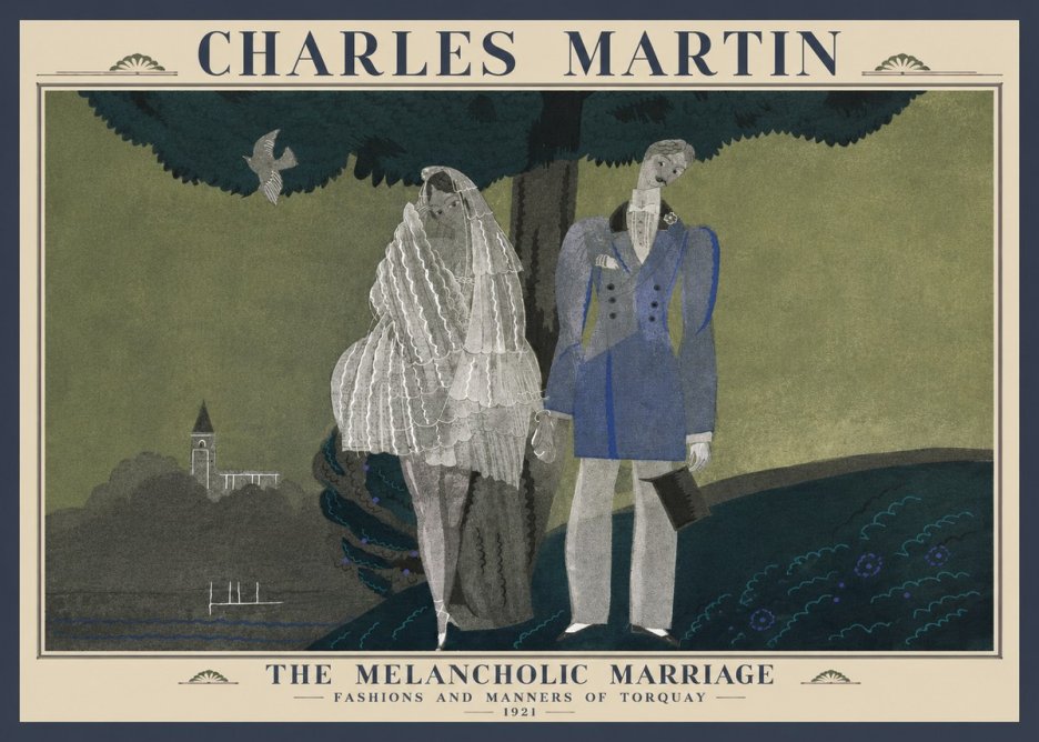 Charles Martin The Melancholic Marriage No1 - Plakat