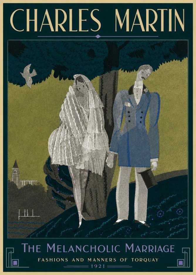 Charles Martin The Melancholic Marriage No3 - Plakat
